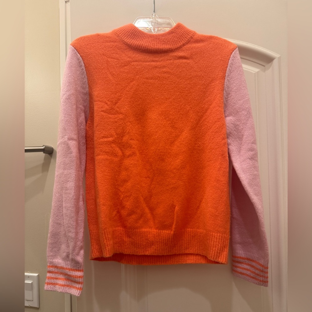 Pink and orange sweater